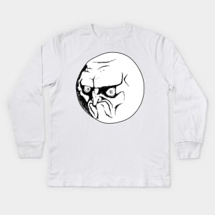 No Face Meme Kids Long Sleeve T-Shirt